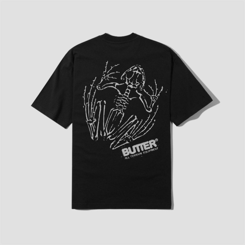 Butter Goods Fossil T-Shirt Black Small