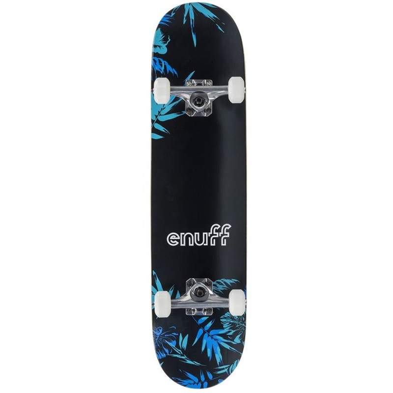 Enuff Floral Skateboard – Blue 7.75″