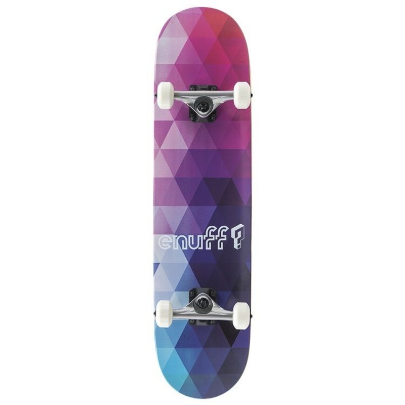Enuff Geometric Skateboard – Purple 7.75