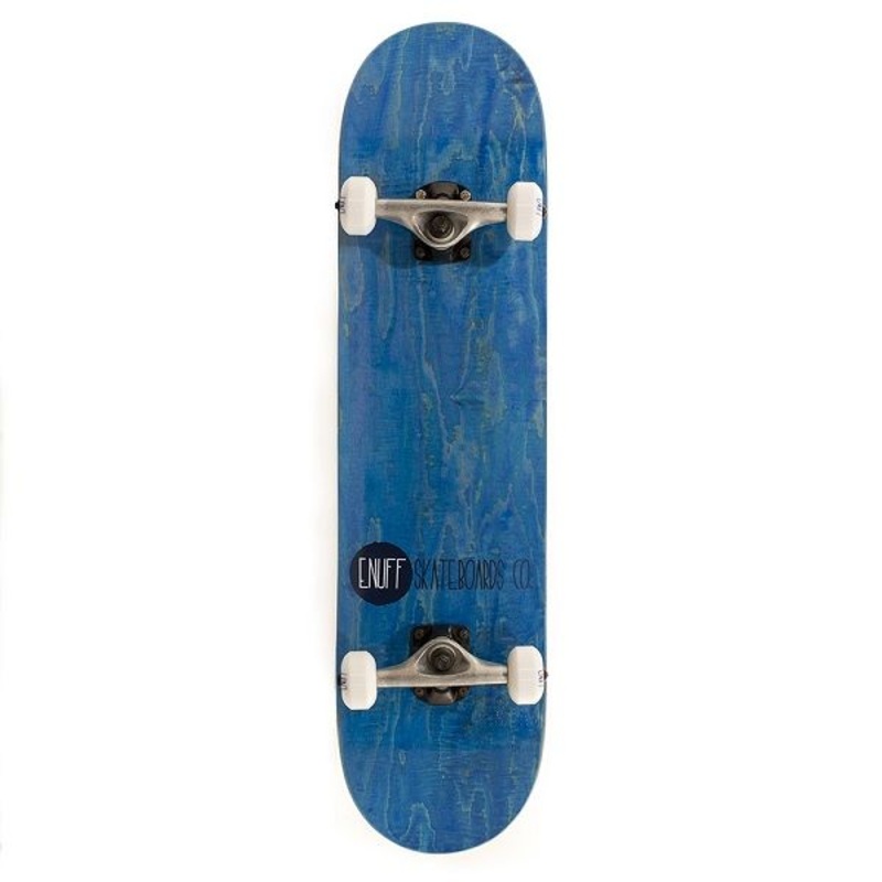 Enuff Logo Stain Skateboard – Blue 7.75″