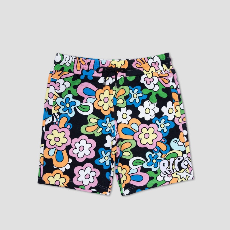 RIPNDIP Flower Child Sweatshorts Multi Small