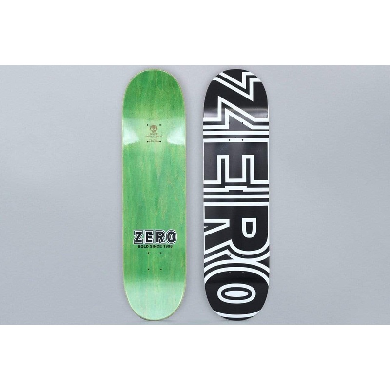 Zero 8.25 Bold Skateboard Deck Black / White
