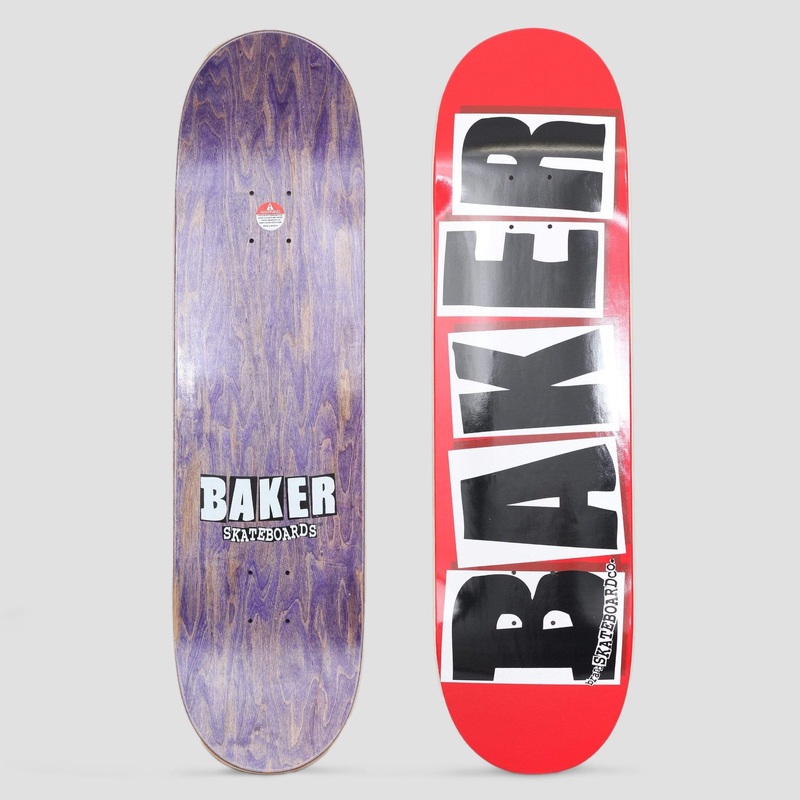 Baker 7.8 Brand Logo Skateboard Deck Red / Black / White