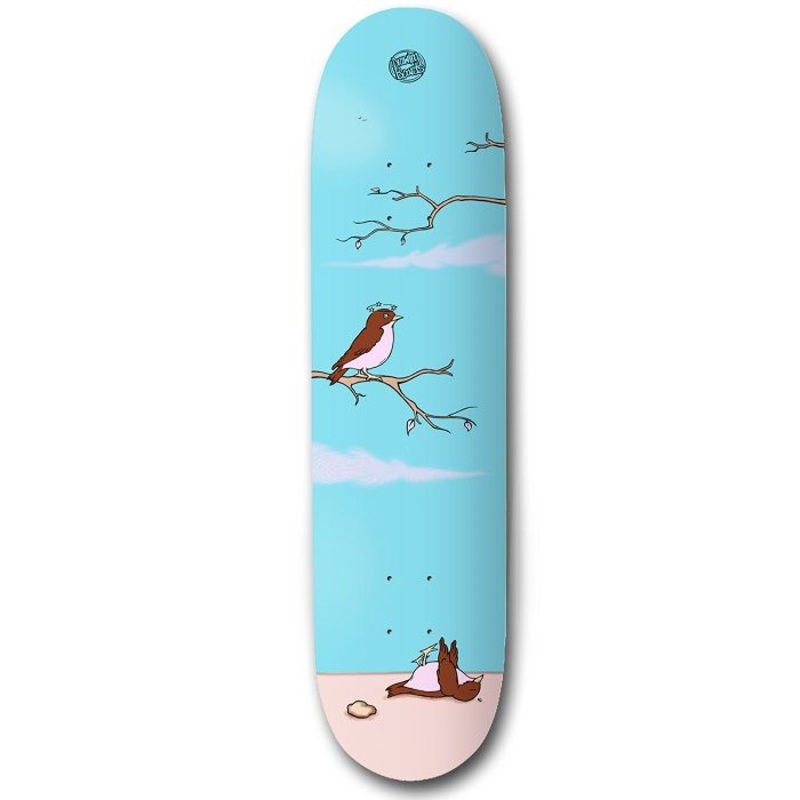 Drawing Boards Two Birds One Stone Skateboard Deck – 8.0″