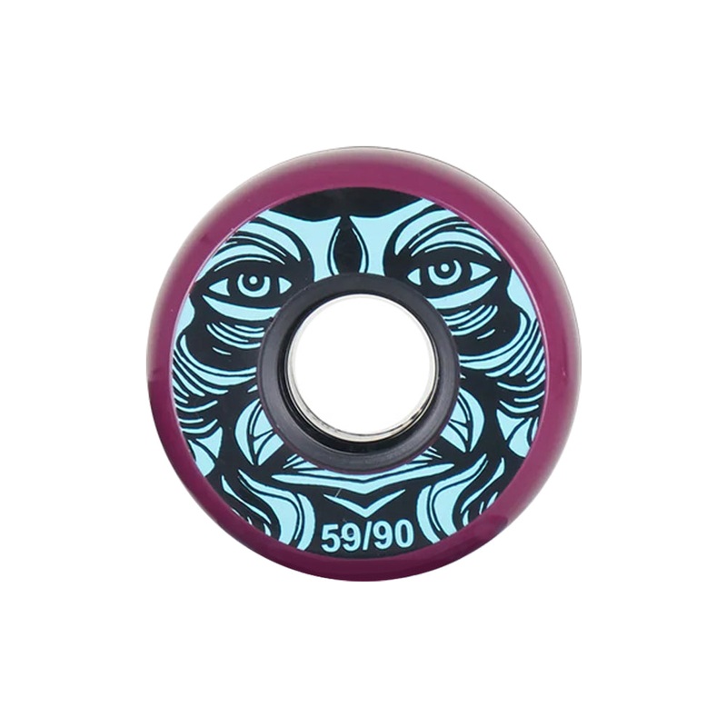 Face Wheels 59/90A Purple 4-pack