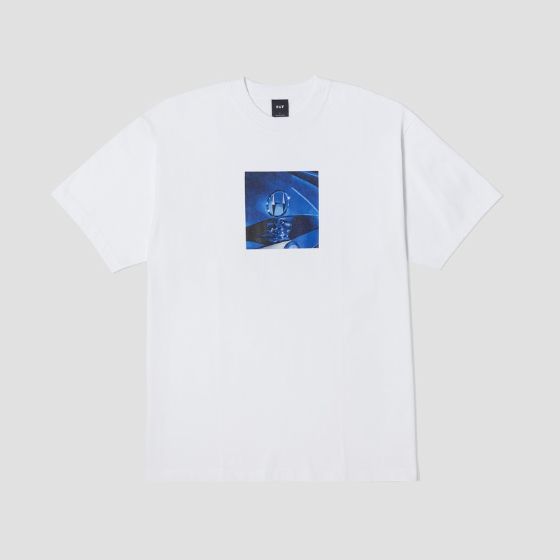 HUF H Class Emblem Shortsleeve T-Shirt White Small