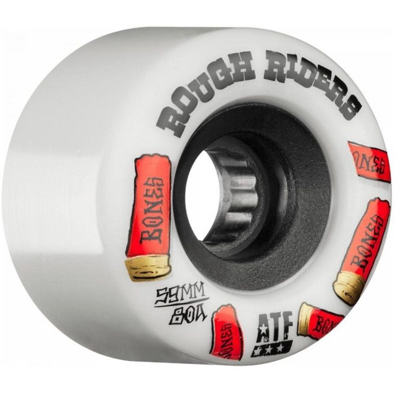 Bones ATF Rough Riders Shotgun Skateboard Wheels – 59mm 80a
