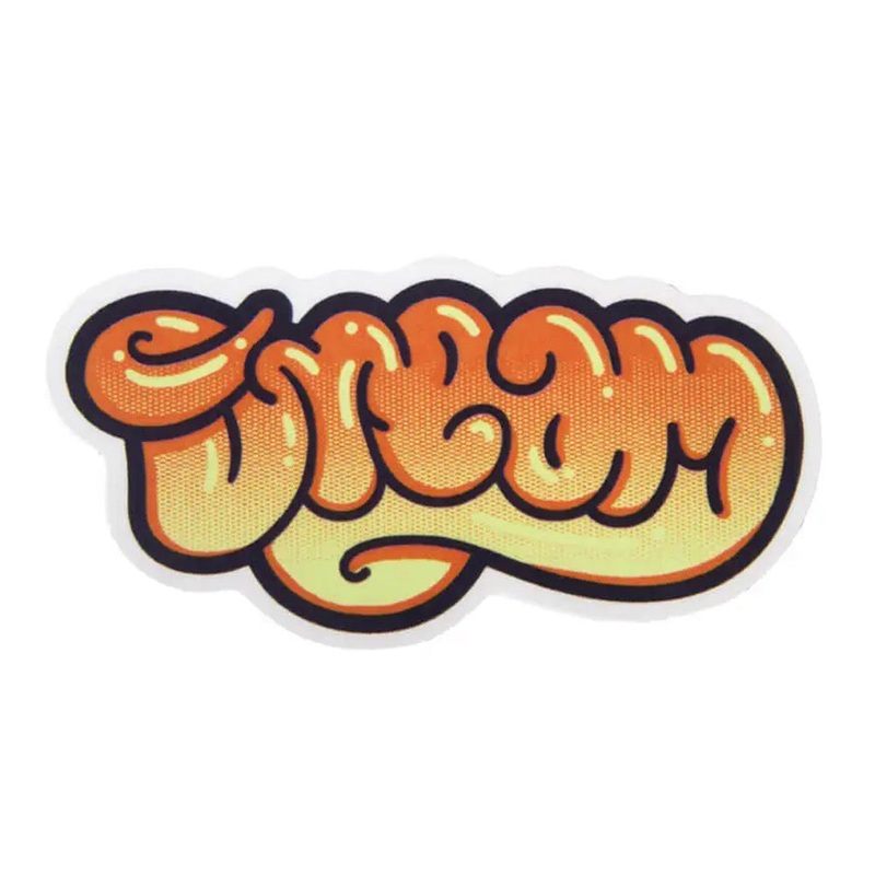 Logo Sticker Orange 6x3cm