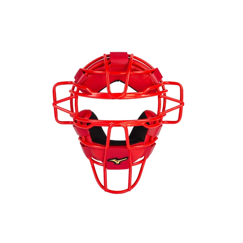 Mizuno Samurai Baseball Catcher’s Mask Red