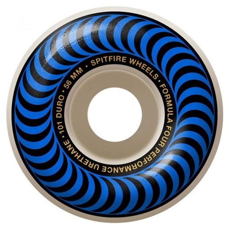 Spitfire Formula Four Classics Blue Skateboard Wheels – 56mm 101du