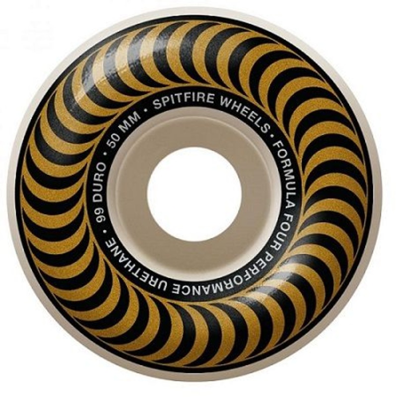 Spitfire Formula Four Classics Bronze Skateboard Wheels – 50mm 99du