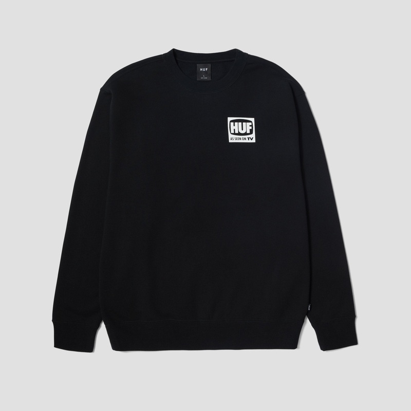HUF As Seen On TV Crewneck Black Small
