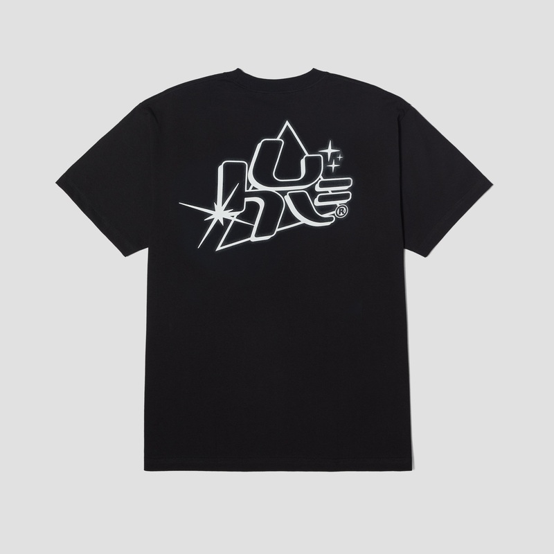 HUF Glow Shortsleeve T-Shirt Black Small