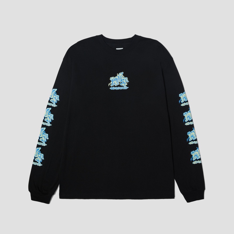 HUF Productions Longsleeve T-Shirt Black Small