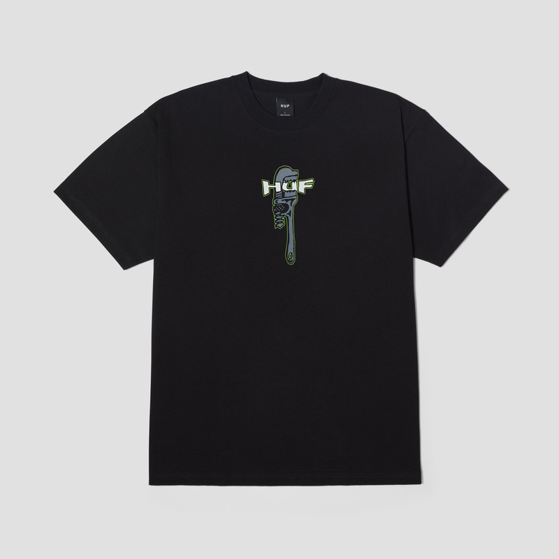 HUF Vise Shortsleeve T-Shirt Black Small