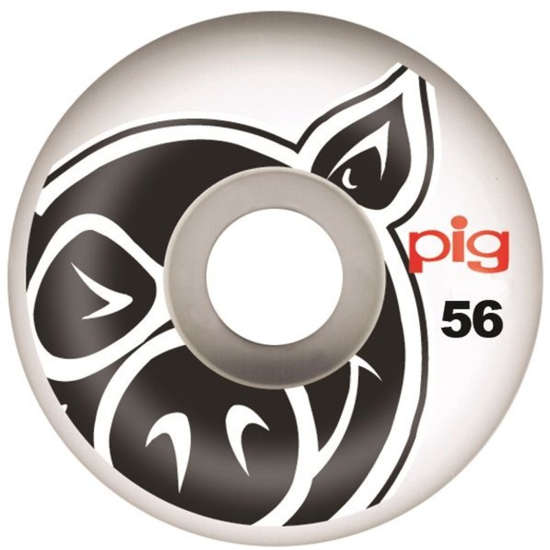 Pig Head Natural Skateboard Wheels – 56mm