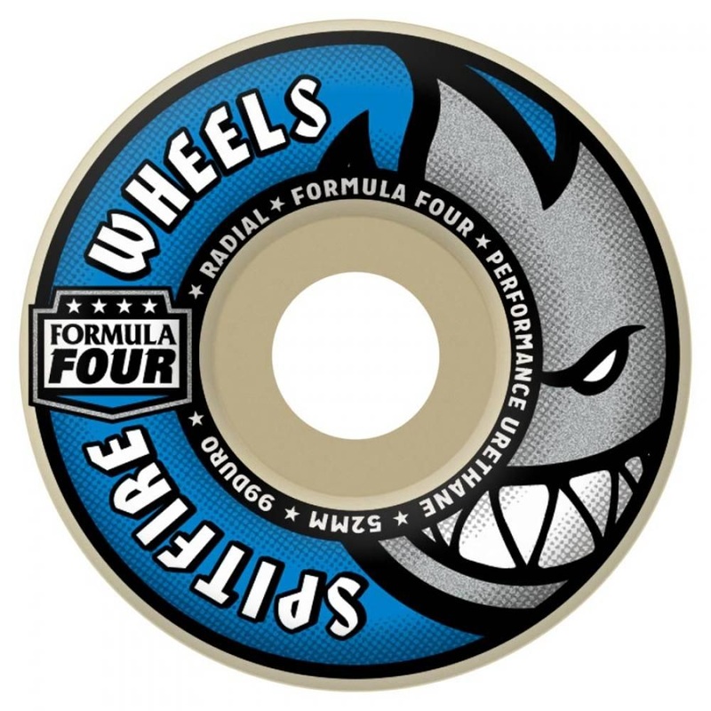 Spitfire Formula Four Wheels Radials White – 54mm 99du