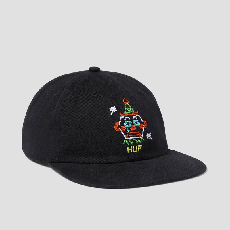 Huf Clownin’ Around 6 Panel Hat Black