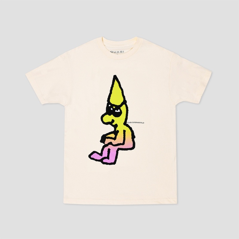 Quasi Sitting T-Shirt Cream Small
