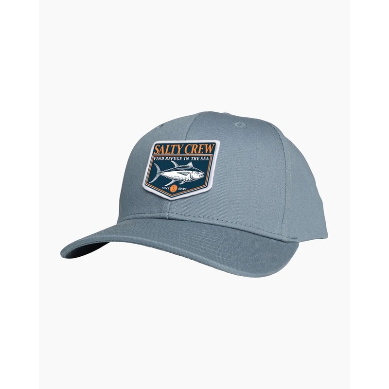 Salty Crew Angler 6 Panel Cap Dark Slate OSFM