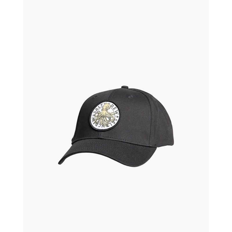 Salty Crew Tentacles 6 Panel Cap Black OSFM