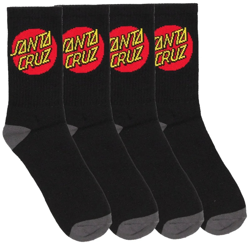 Santa Cruz Classic Dot Boys Socks 4 Pack MULTI 2/8