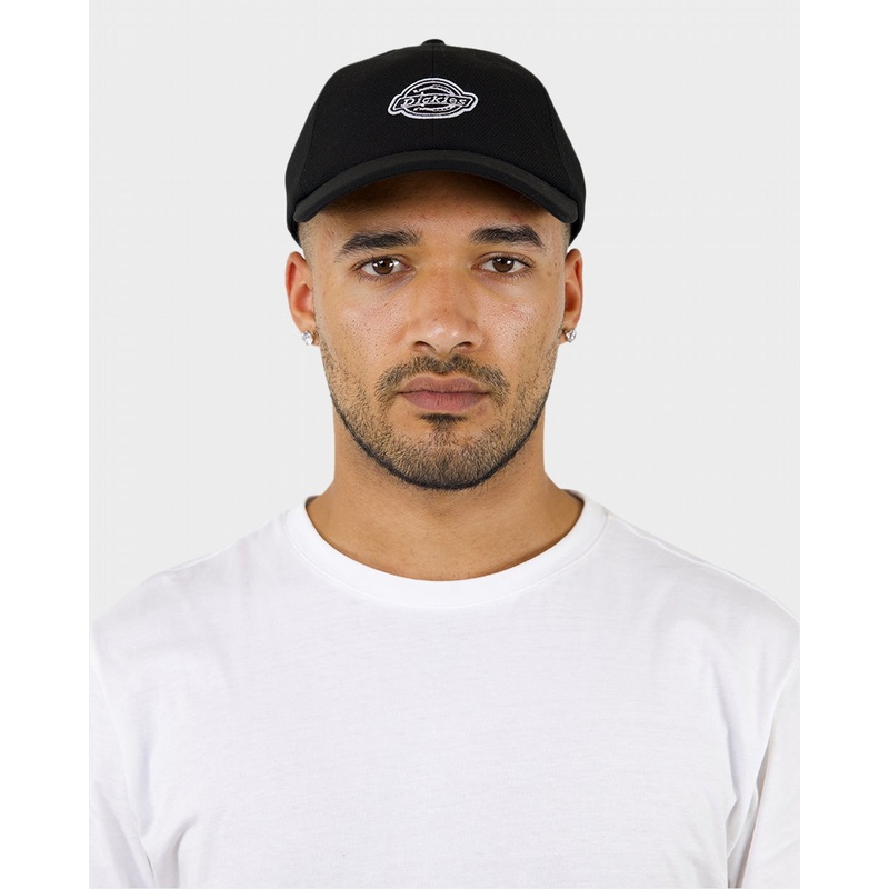 Dickies Rockwood Mono 6 Panel Soft Cap BLACK OSFM