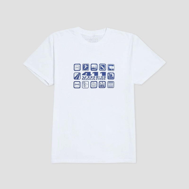 411 Icons T-Shirt White Small