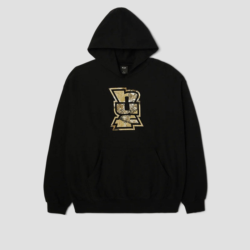 HUF x Realtree Megablast Hoodie Black Small
