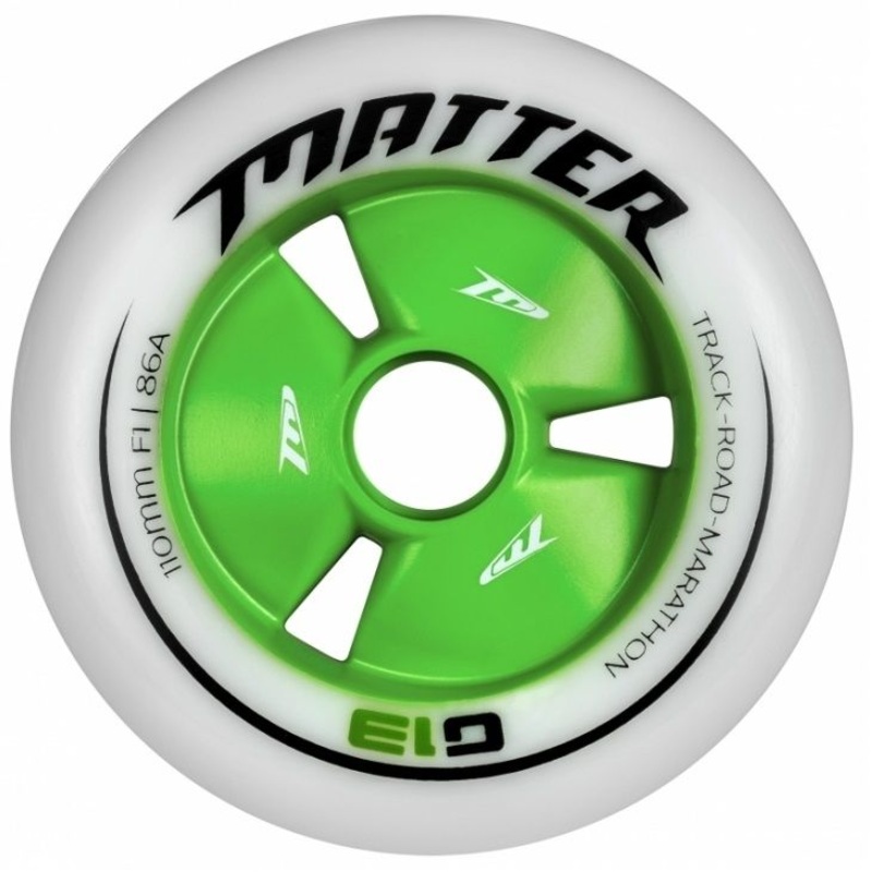 Matter G13 F1 Inline Skate Wheels 110mm 86a – 6 Pack