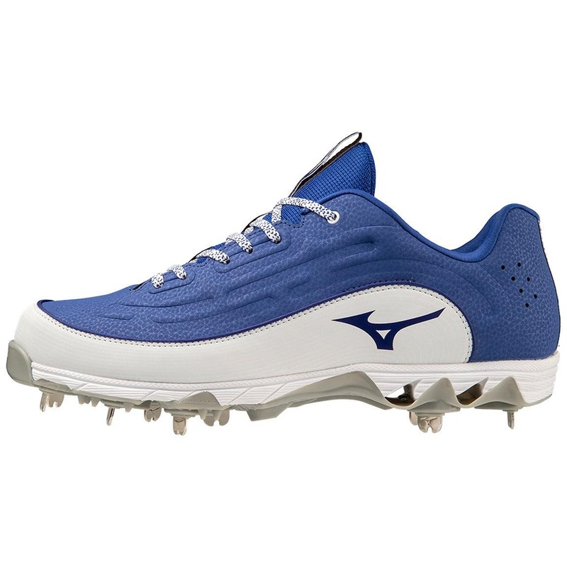 Mizuno 9-Spike Ambition 3 Low Men’s Metal Baseball Cleat 7 White