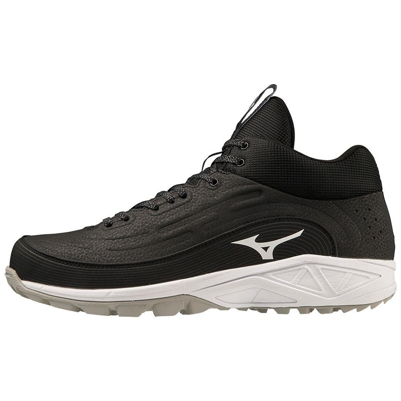 Mizuno Ambition 3 BB Mid All Surface Shoe 7 Black/White