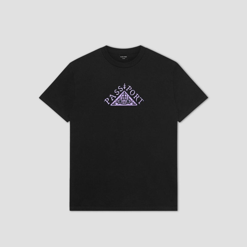 PassPort Manuscript T-Shirt Black Small