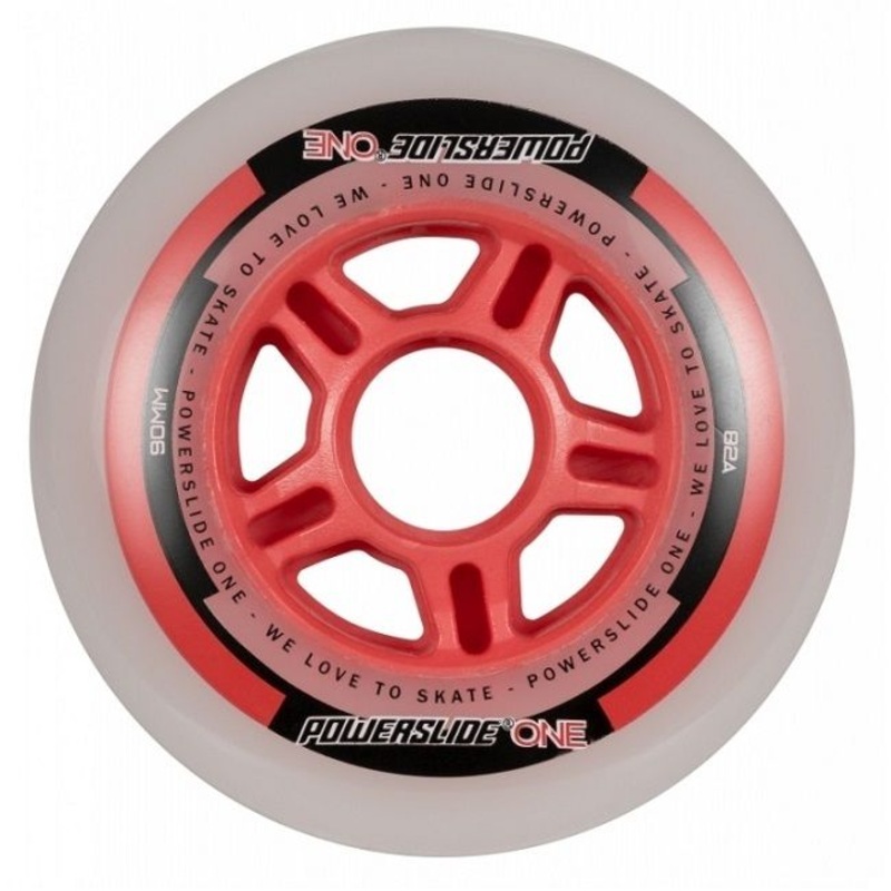 Powerslide One Inline Skate Wheels – 90mm 82a Set 4