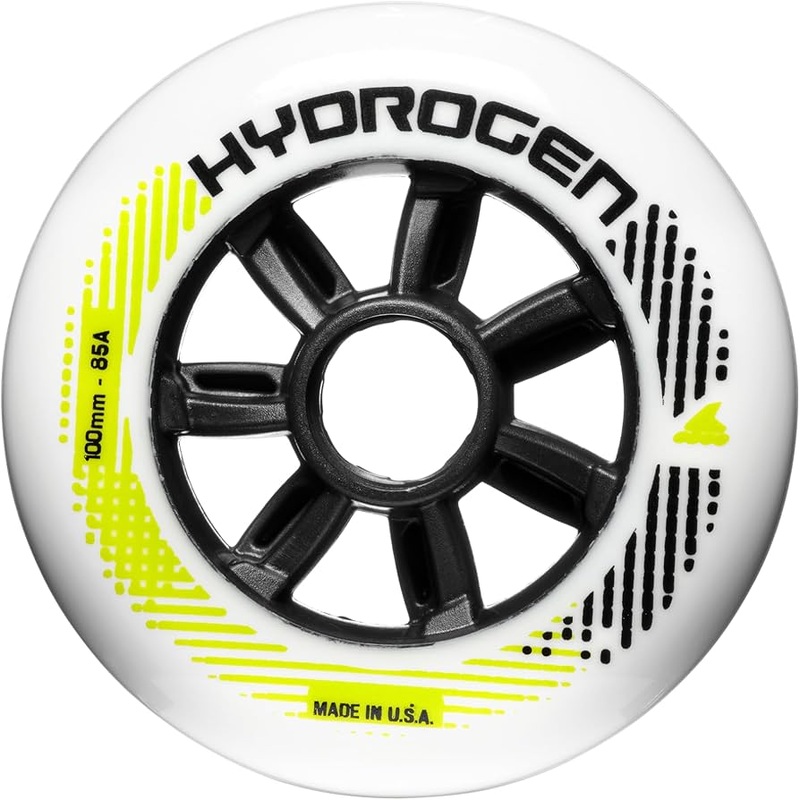 Rollerblade Hydrogen Inline Skate Wheels 100mm 85a – Set of 8