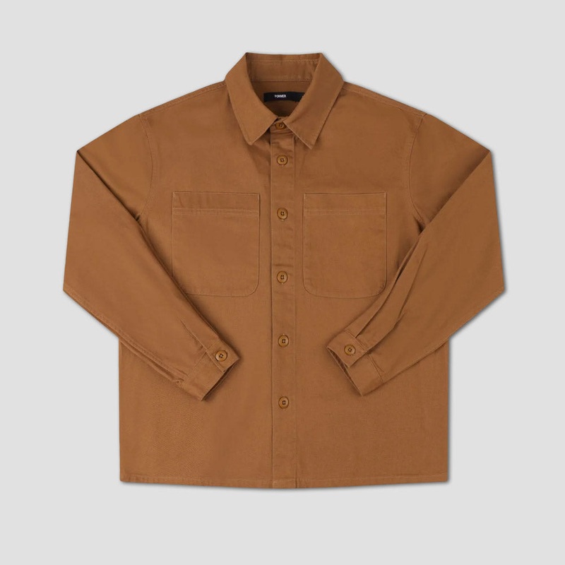 Former Legacy Longsleeve Overshirt Copper Small