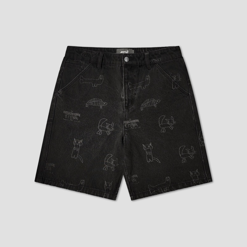 Former Reynolds Yardage Denim 21″ Walk Short Washed Black 30