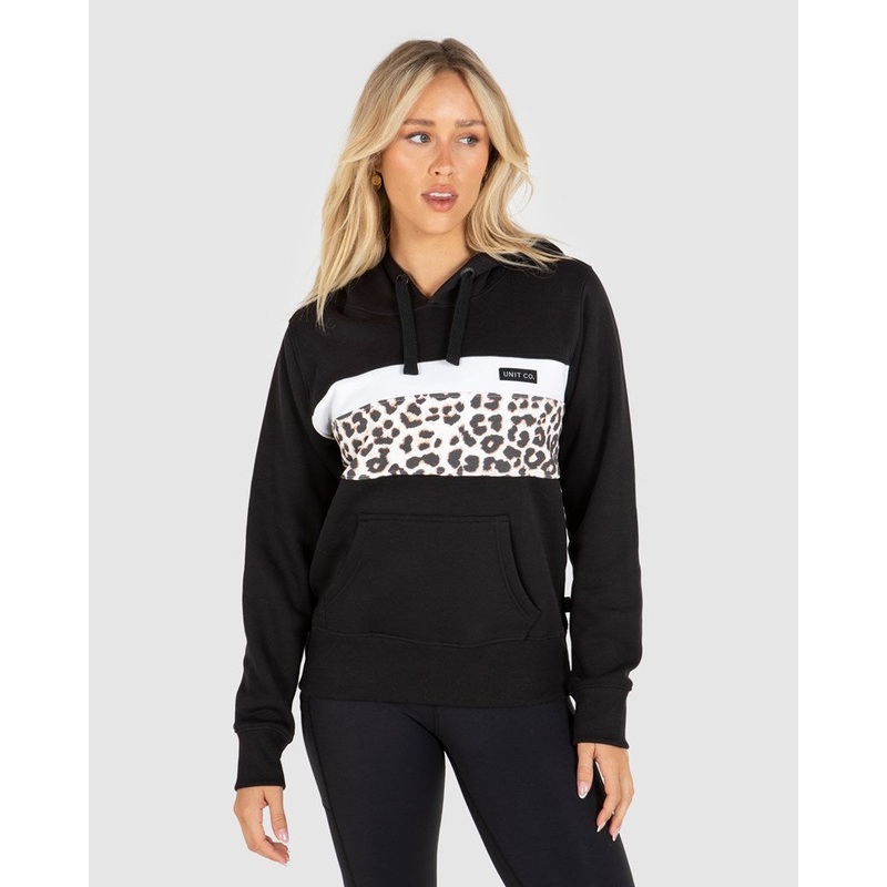 Unit Amber Ladies Hoodie BLACK 10/S