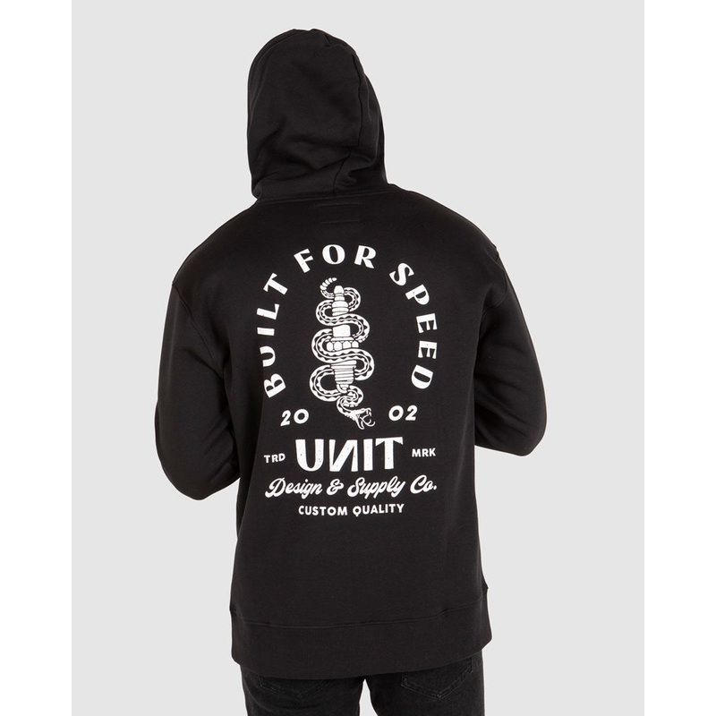 Unit Rattle Hoodie BLACK 2XL