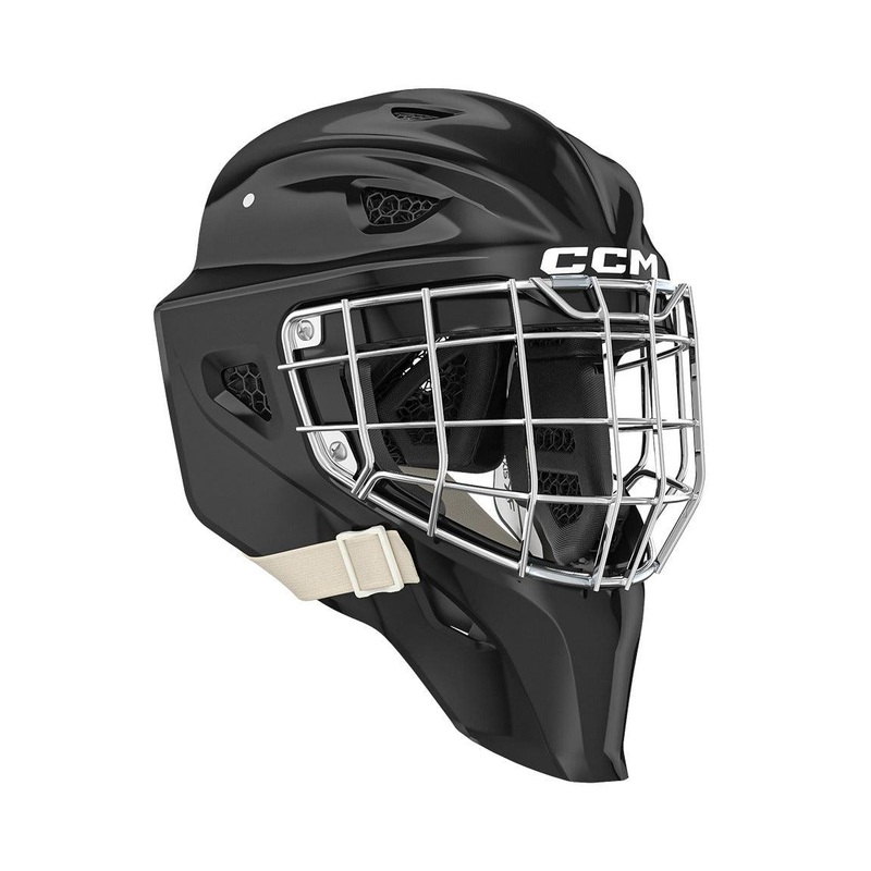 CCM Axis XF Goalie Mask – Senior S White