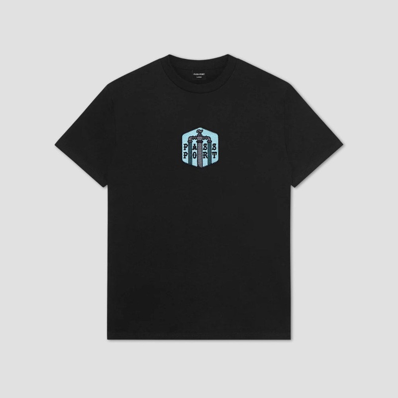 Passport Water Supply T-Shirt Black Small