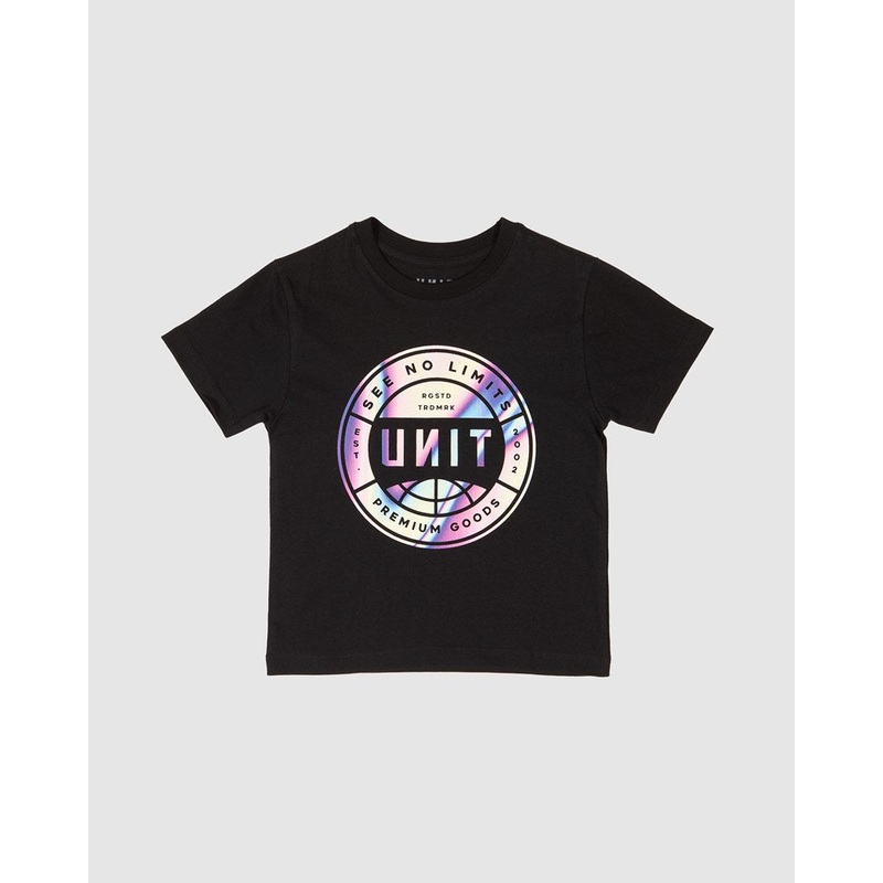 Unit Glades Pop Kids Tee BLACK 0