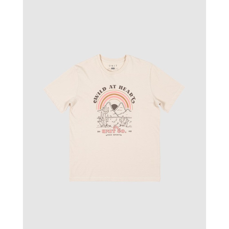 Unit Wild Heart Youth Tee CEMENT 10