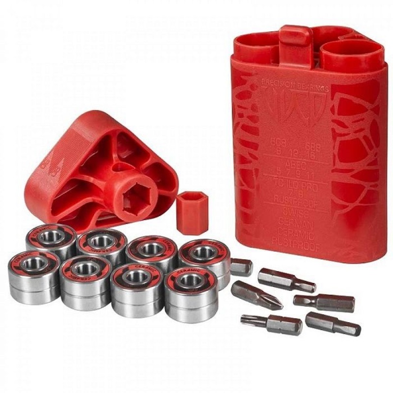 Wicked Swiss Bearings – 16 Pack With Tool Kit