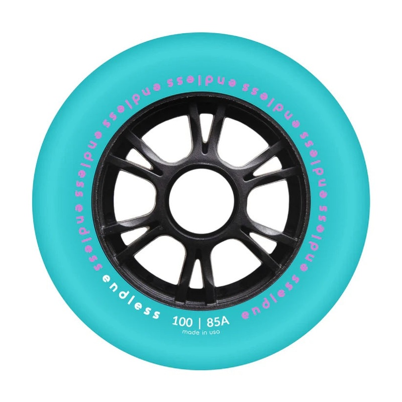 Endless Miami Blue 100mm Wheels – Set of 4