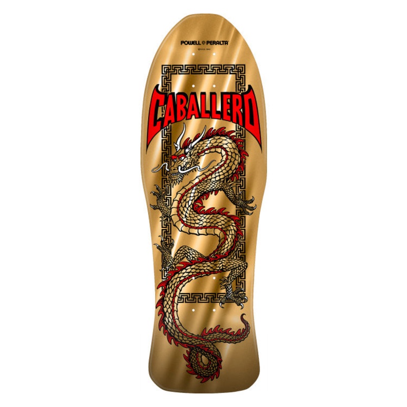 Powell Peralta Steve Caballero Chinese Dragon Gold Foil Reissue Deck – 10″