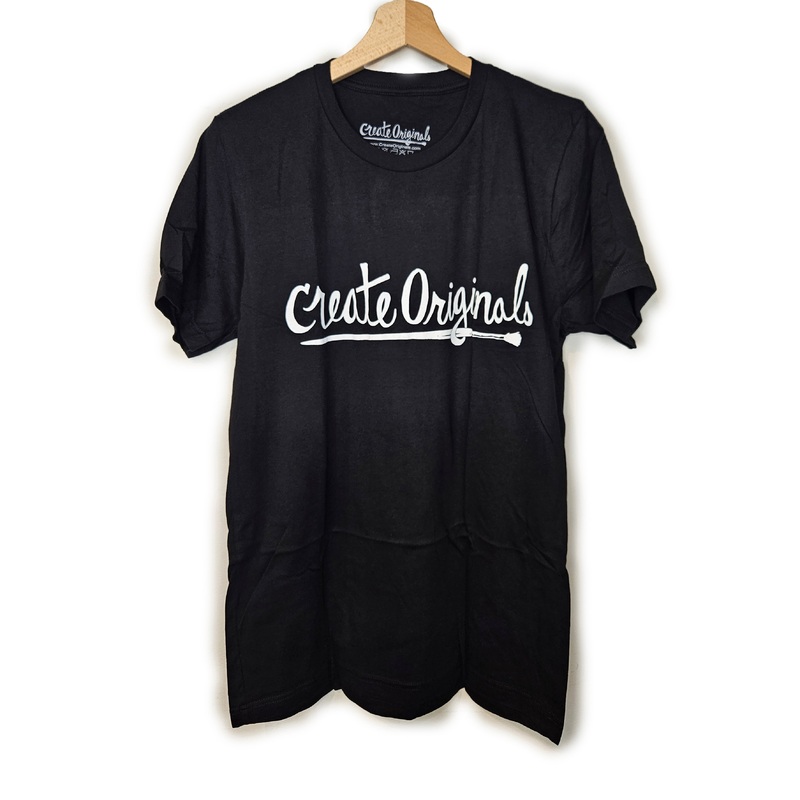 Scriptbrush T-Shirt Black M