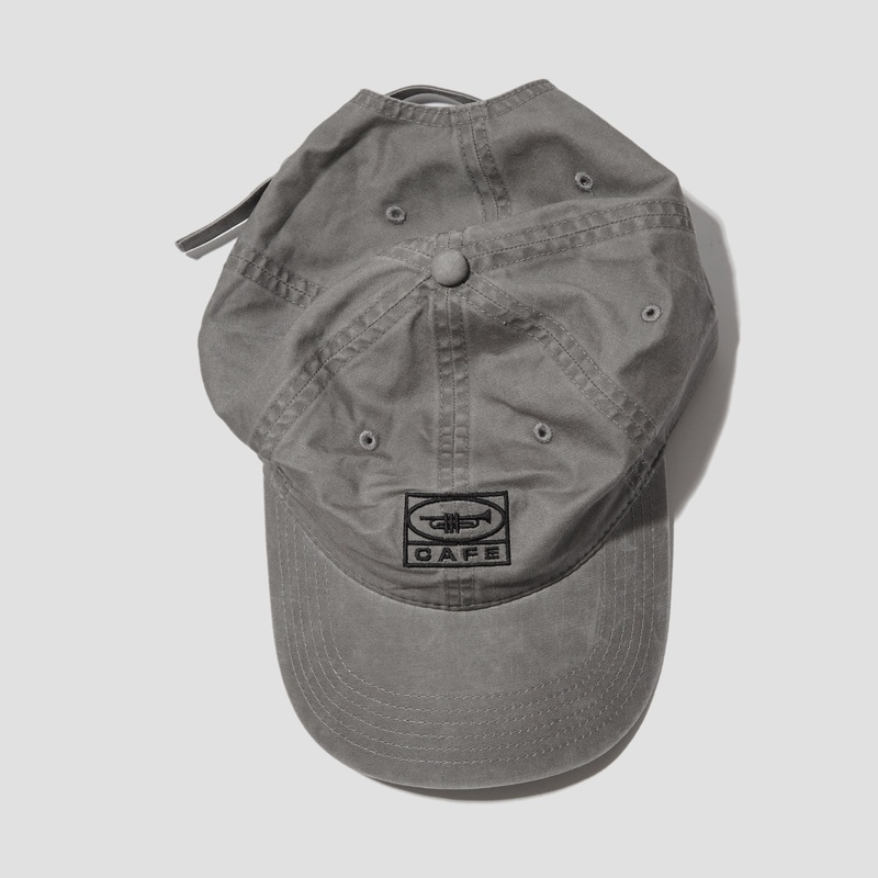 Skateboard Cafe 45 6 Panel Cap Washed Black / Black