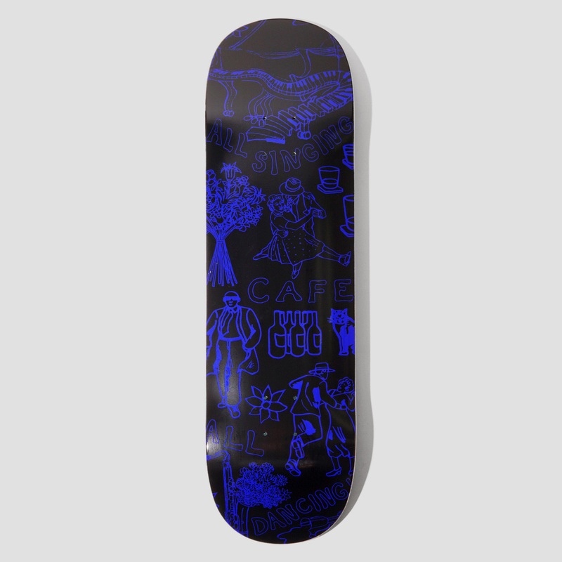 Skateboard Cafe 8.38 Gaurab Sketches Deck C2 Shape Black