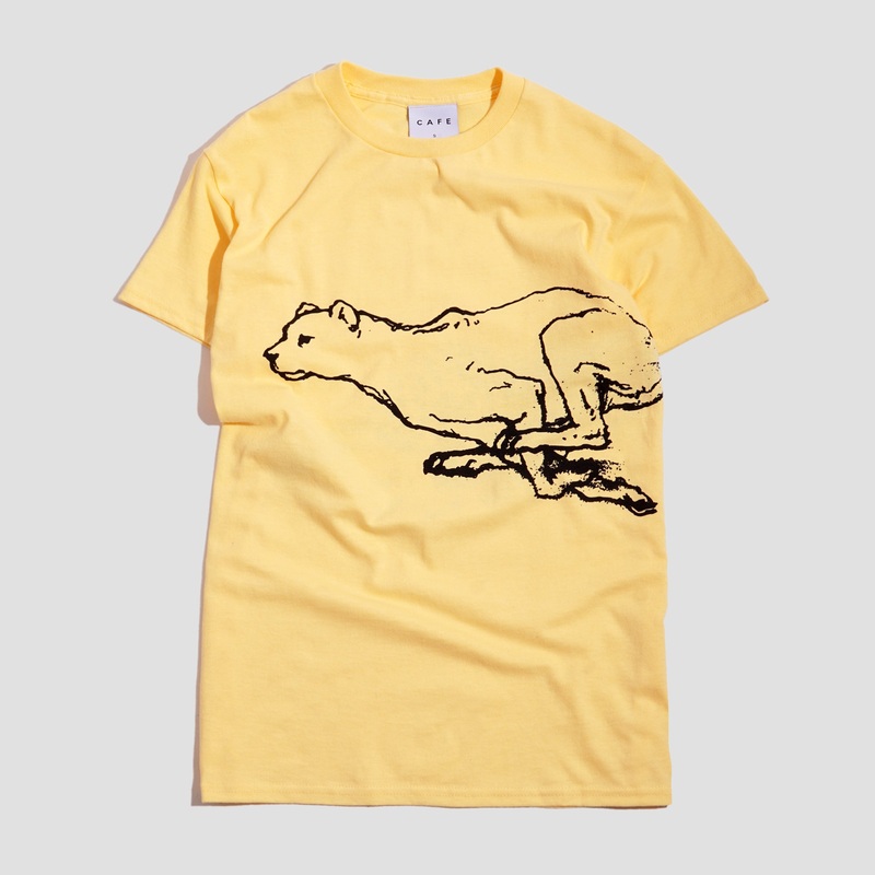 Skateboard Cafe Catch Me If You Can T-Shirt Banana Yellow Small